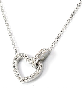 Ocelový náhrdelník s přívěškem Srdce