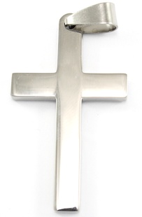 Ocelový přívěšek Kříž