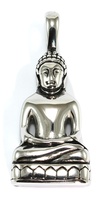 Ocelový přívěšek Buddha