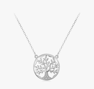Strom života — stříbrný náhrdelník (Tree of Life)